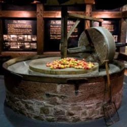 Stone mill at The Cider Museum