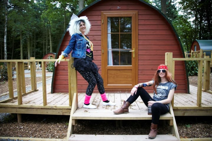 Hens at Oaker Wood Glamping