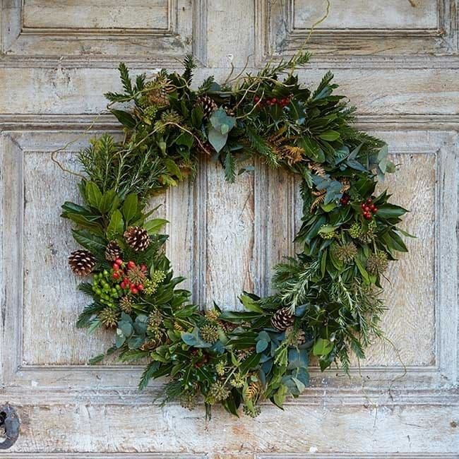 Make your own Festive Door Wreath