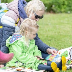 Storytime at Grange Court with Leominster Library. Leominster Festival 2021. Photo by Richard Shakespeare