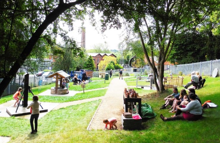 Teddy Bear's picnic at Waterworks Museum - Hereford