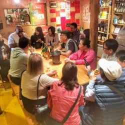 Cider tasting at Oliver's cider