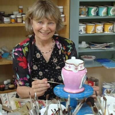 Fine China Painting Class at Castle House Hotel