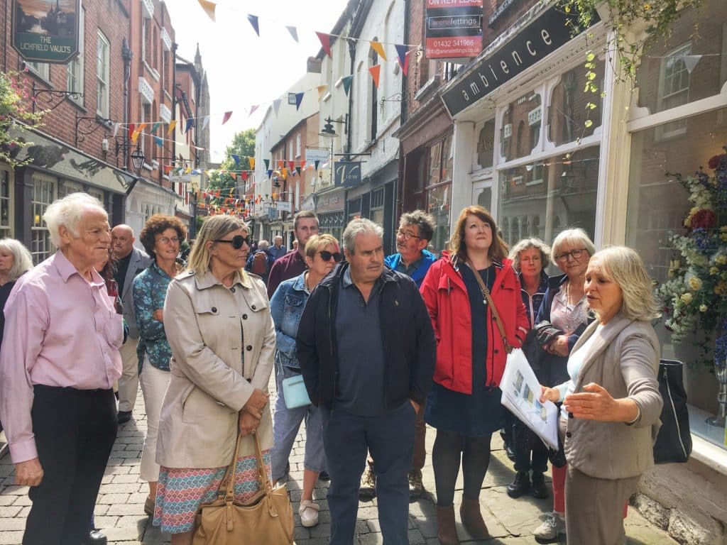 Hereford City guided tour Church Street