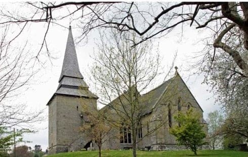 A photo of Kington Church for Words and Music for Christmas