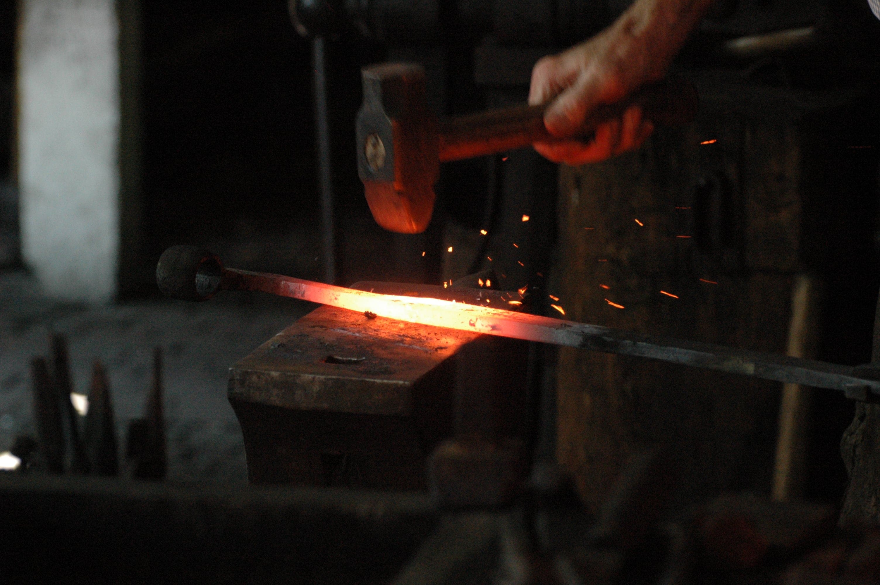 Waterworks Museum Blacksmith Demonstration