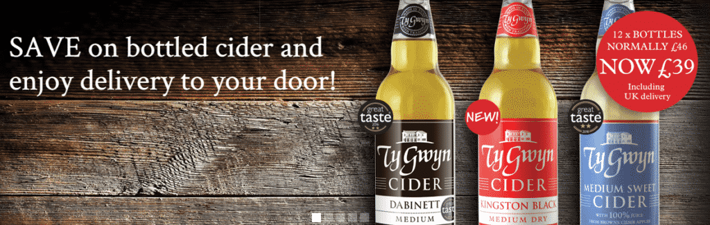 Ty Gwyn Cider Range