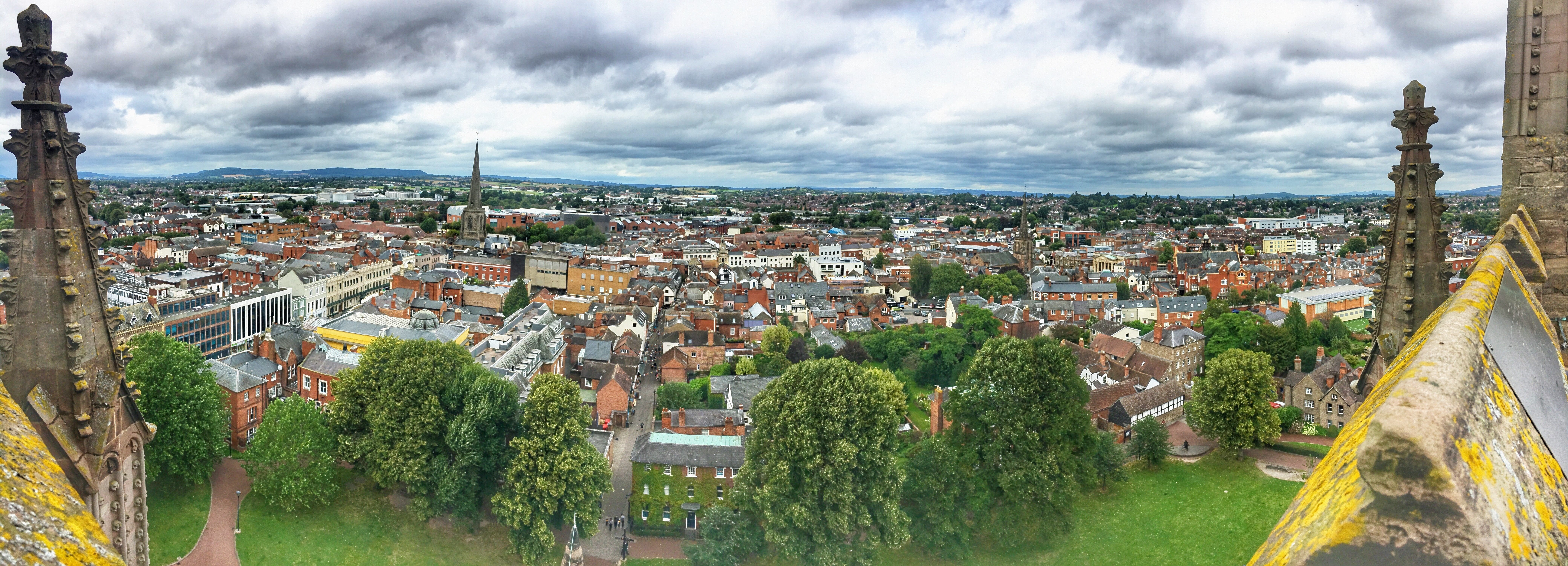 hereford city arial view