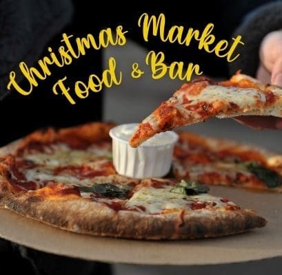 christmas market food bar winter glow
