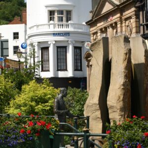 Malvern Elgar Statue & Enigma Fountain