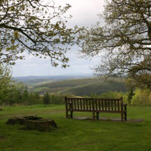 Malvern Hills to the West over Herefordshire