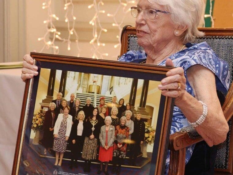 Picture of the Guide’s visit to the town Hall in December 2019