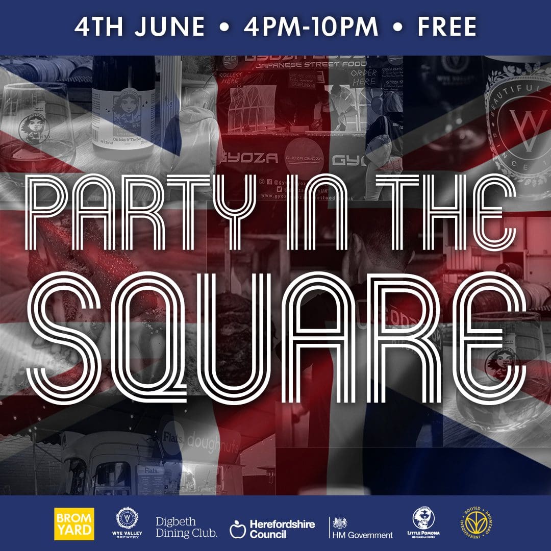 Bromyard party in the square