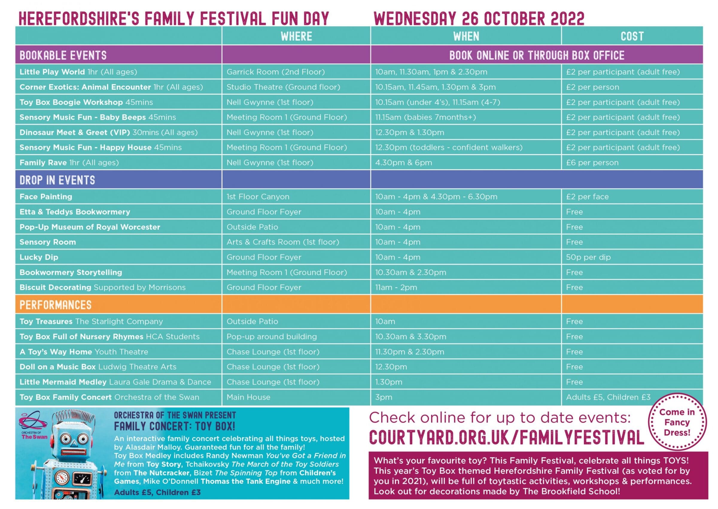 Fam Fest timetable scaled
