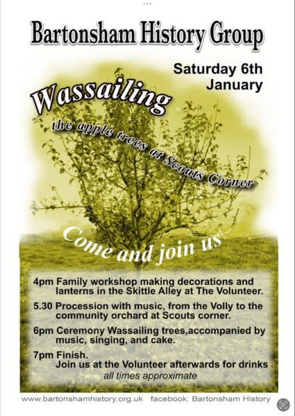 Bartnamshire History Group Wassail 2024