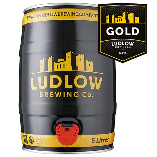 ludlow B keg gold thumb