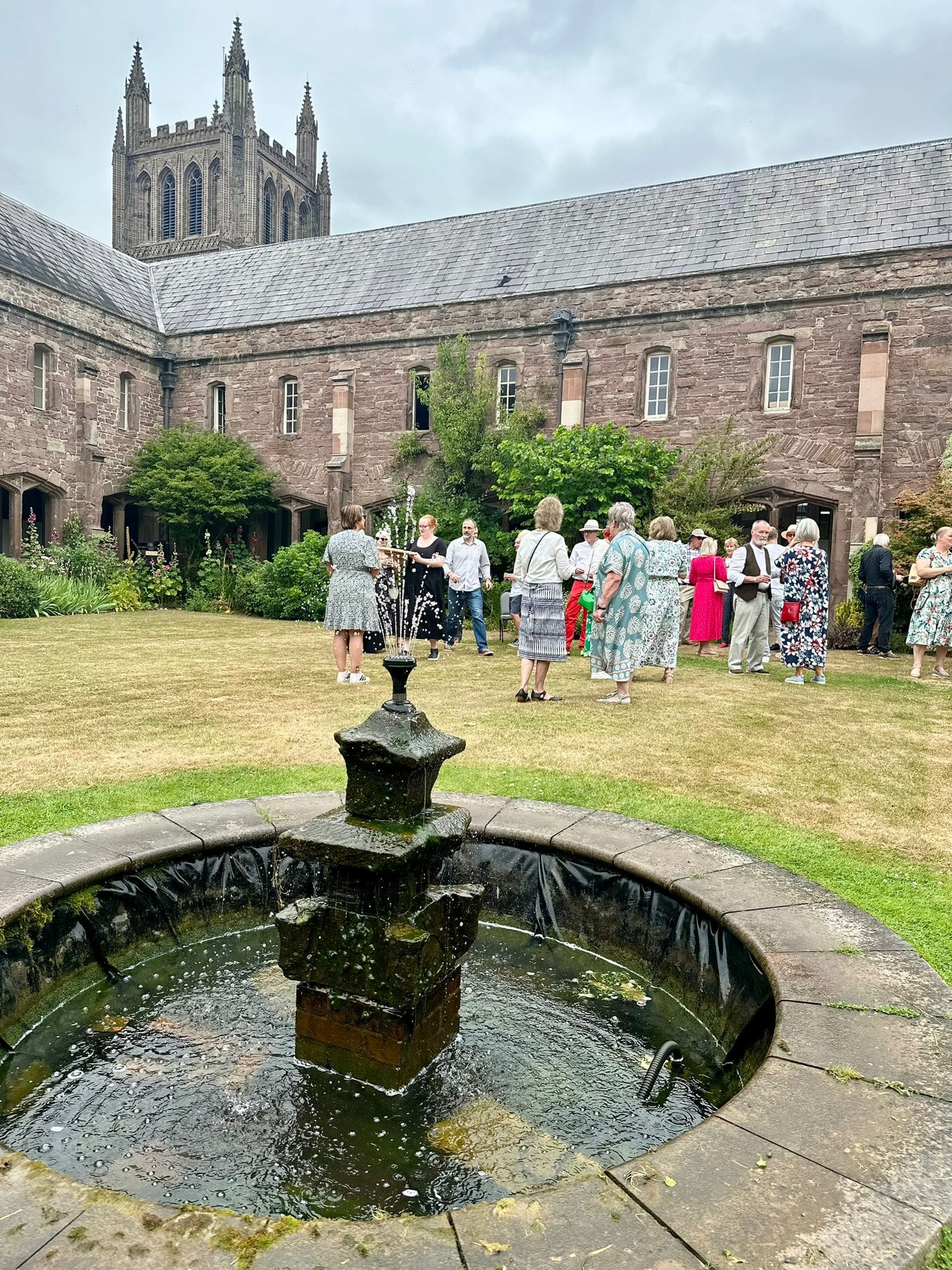 ESL 10 years cloisters garden