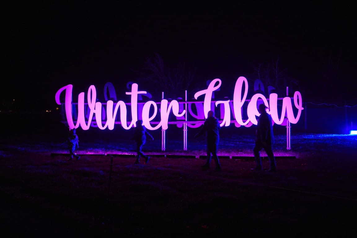 Winter Glow, Three Counties Showground Welcome Sign (Medium)