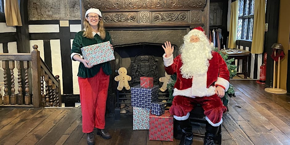 Santa at Old House