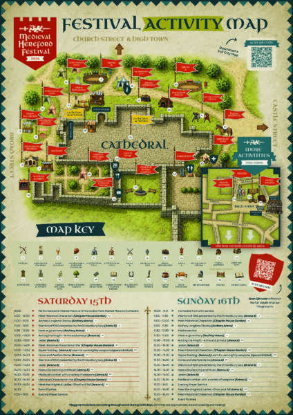 A4 MEDIEVAL FESTIVAL Event Map