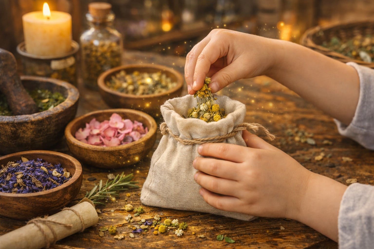 herbal charm crafting