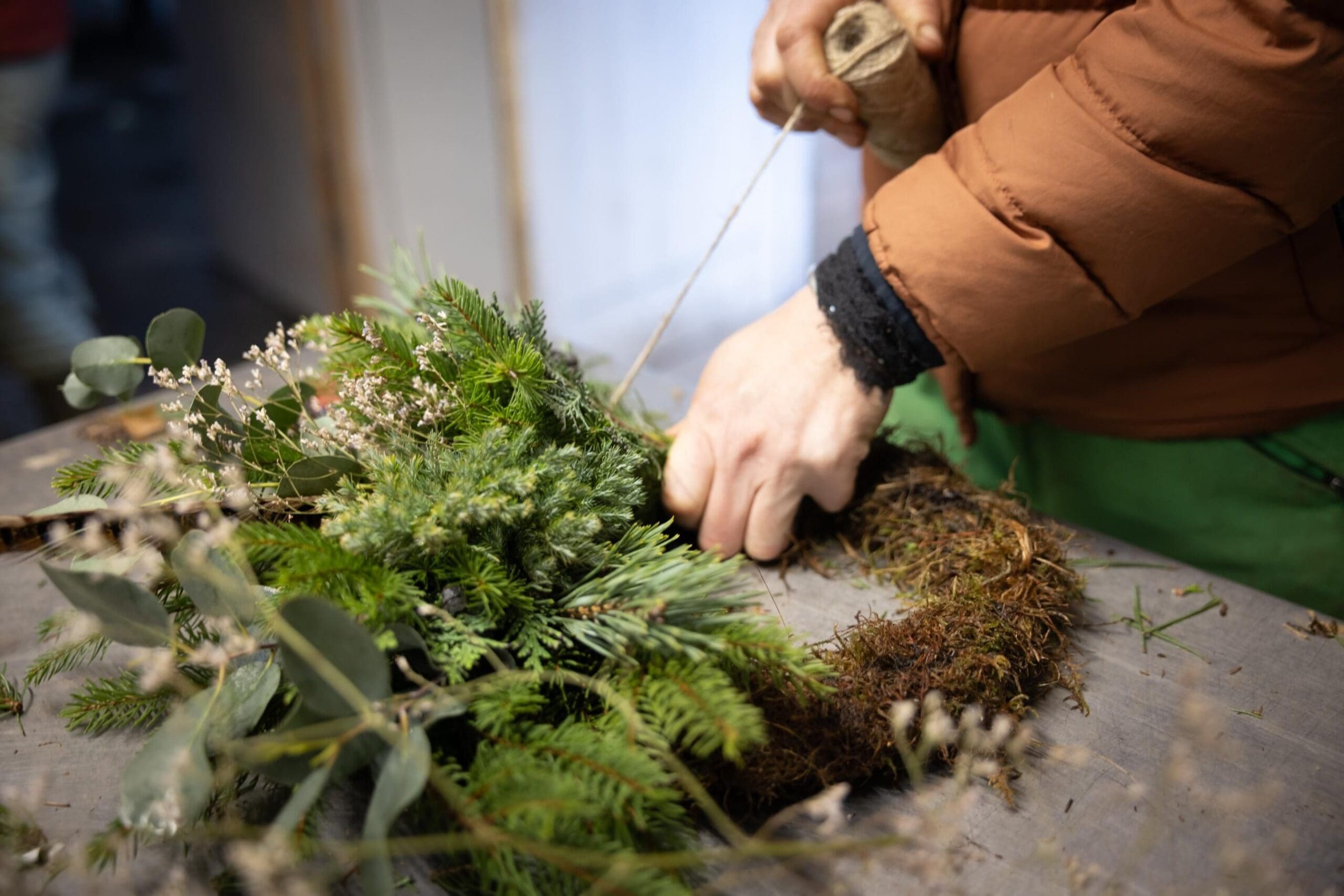 Wye Organic wreath